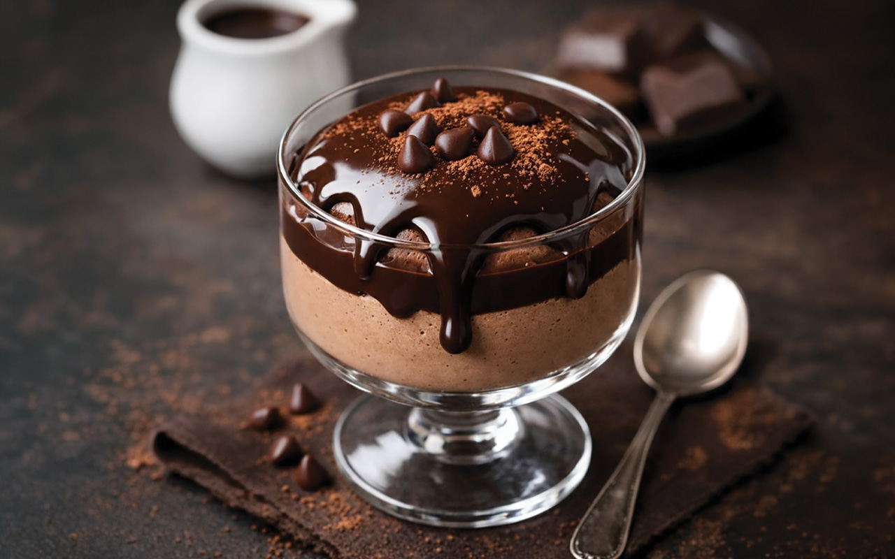 Sıcak - Soğuk Kontrastlı Çikolata Tatlısı